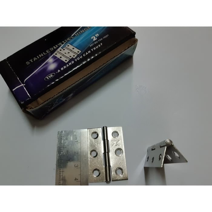 Engsel Kupu Mini Kecil 2" STAINLESS Pintu Lemari Kayu Kotak Box Peti/blan88