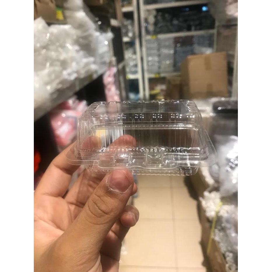 [dapur Liaa] MIKA PLASTIK HIRO CH-11 ISI 500PC - Kotak Packing Kue Basah & Sushi 4x3x7x4cm Food Grad