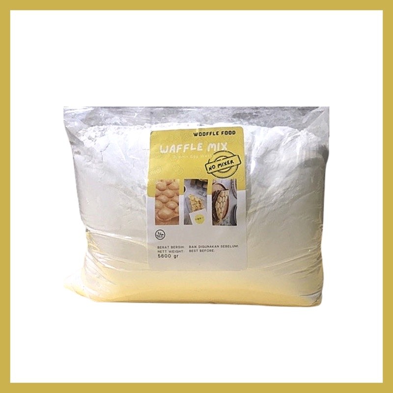 (Shawol Id) TEPUNG PREMIX EGG WAFFLE KEMASAN 5.6 KG