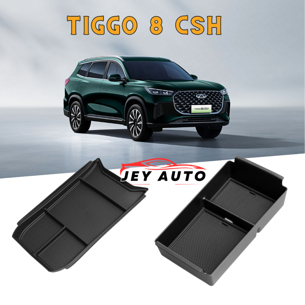 NGGESINGSHOP Tiggo 8 CSH Tray Armrest Box / Partisi Penyimpanan Tiggo 8 CSH / Kotak Armrest Tiggo 8 