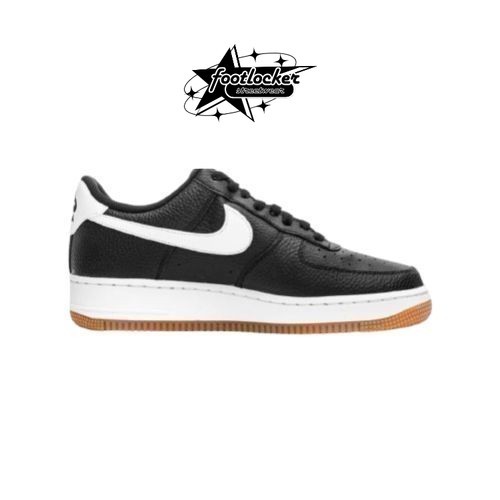 Sneakers Nike Air Force 1 Low 07 Black White Gum  Original   Unisex