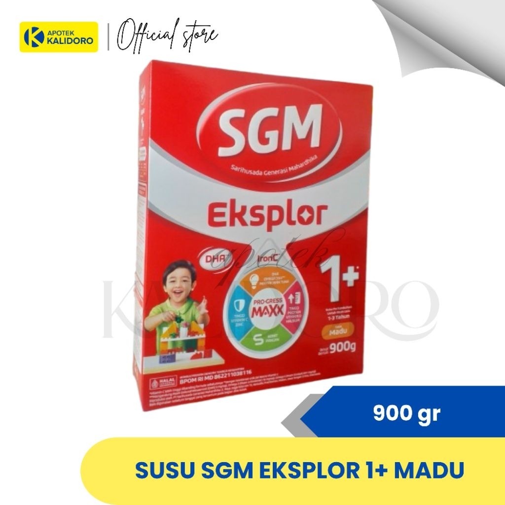 SGM 1+ 900 GRAM VARIAN RASA MADU, SUSU FORMULA ANAK USIA 1 TAHUN KEATAS EXP 2 TAHUN [LANGSUNG DIKIRI