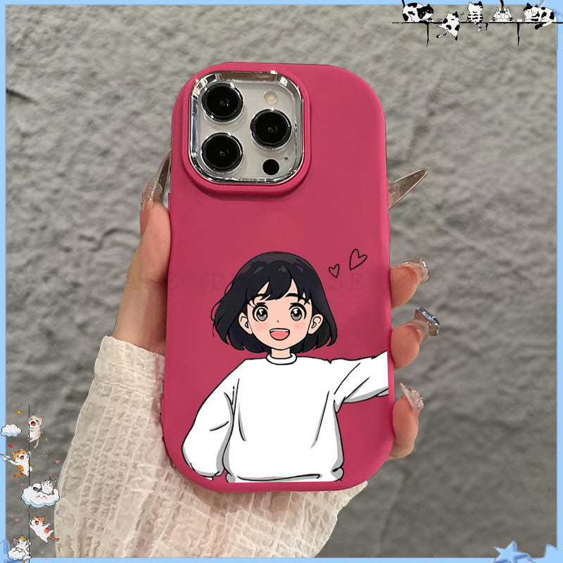 Couple Softcase Silikon untuk iPhone 11 Pro Max Pro Plus Case iPhone 15 Pro Max Pro 14 Plus Couple C
