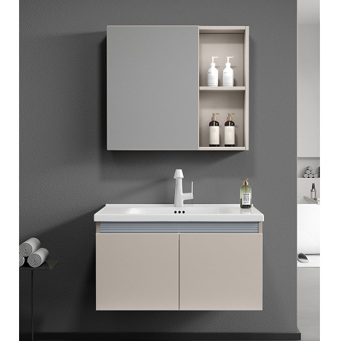 FURNILINE Lemari Kamar Set Cermin Wastafel Kamar Mandi  Kabinet Kamar Mandi