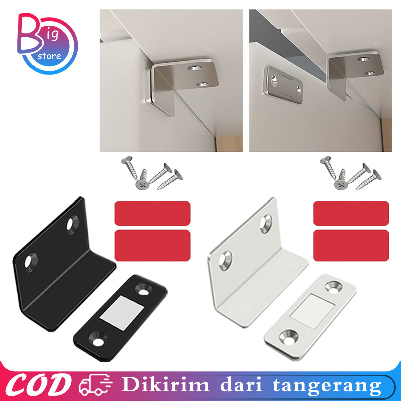 Magnet Pintu Lemari Magnetic Door Stop Penutup Pintu Otomatis Untuk Lemari Laci