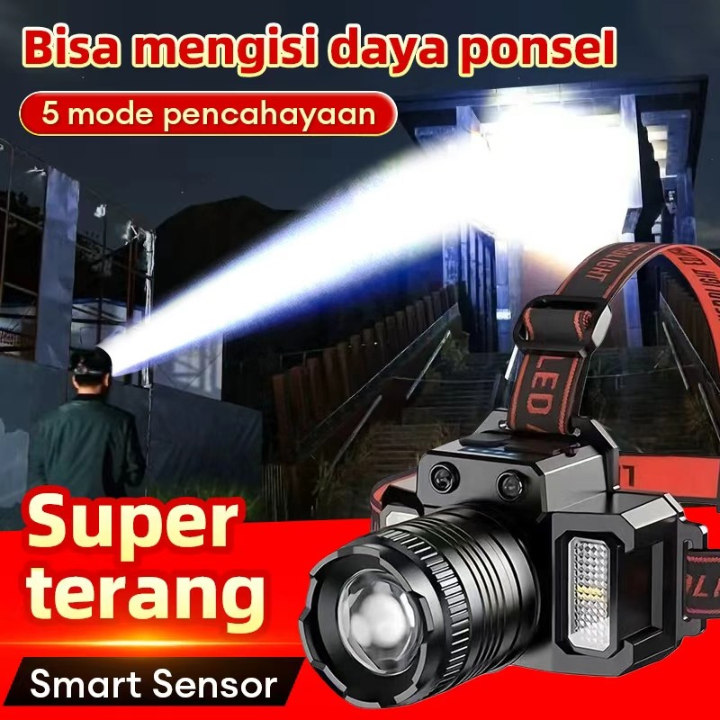 COD Senter Kepala Cahaya Maksimal Plus headlamp led headlamp outdoor senter kepala super terang sent