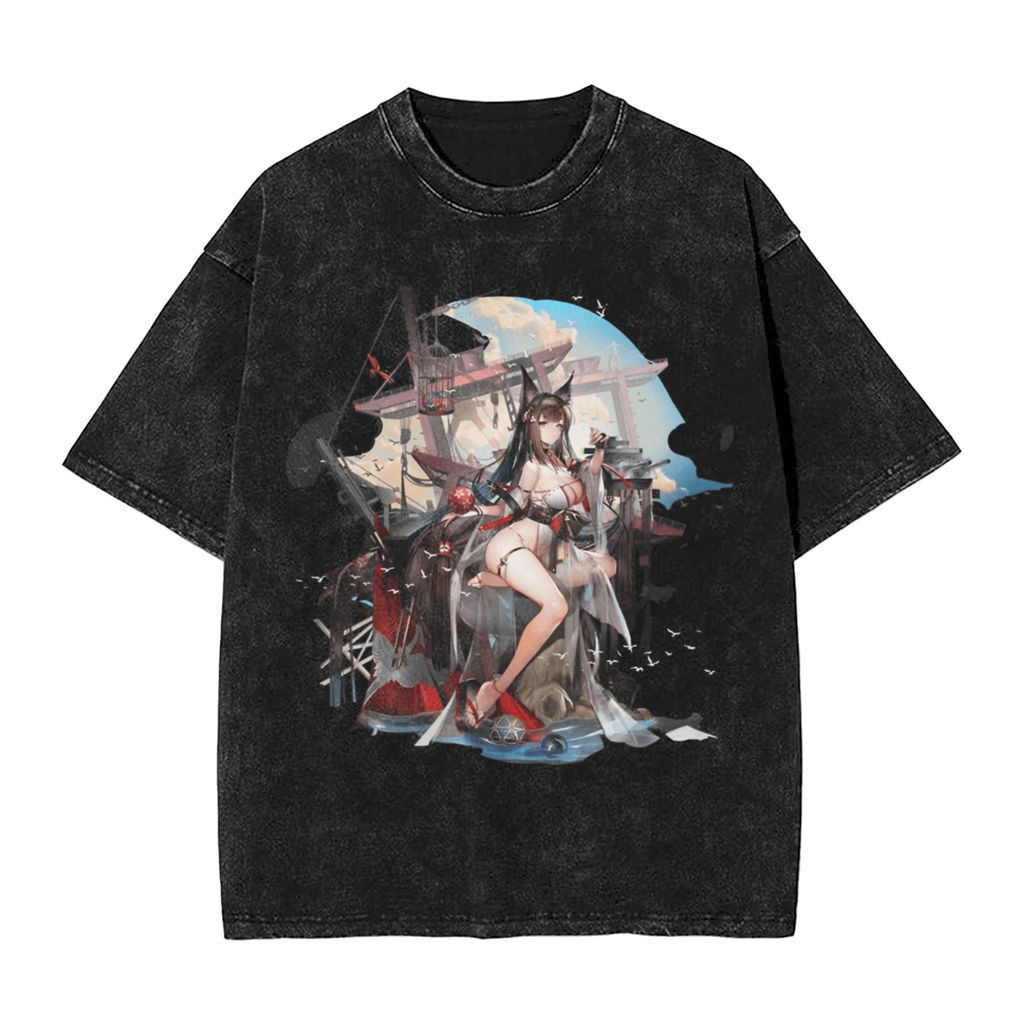 Kaos Baju Azur Lane Harajuku Kaos Game Azur Lane