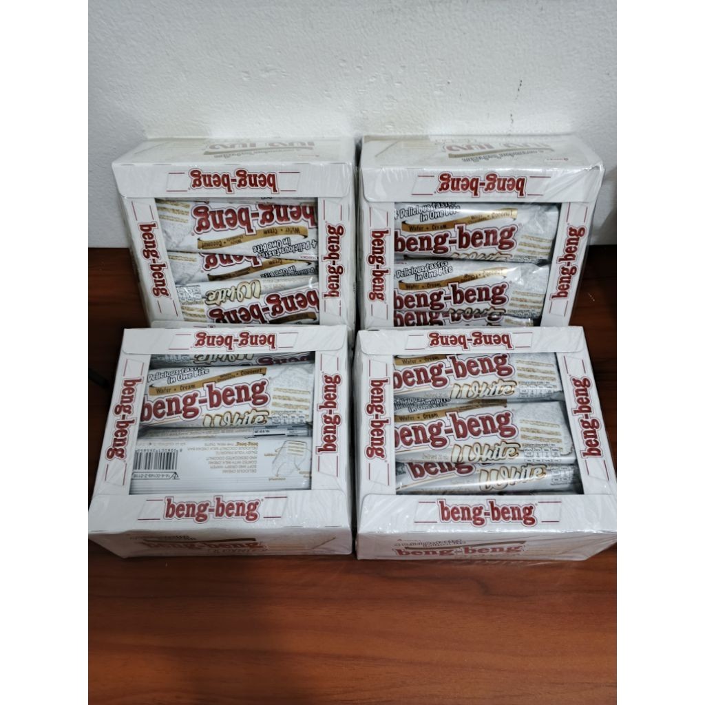Beng Beng Coconut White Chocolate Thai. Per pcs.