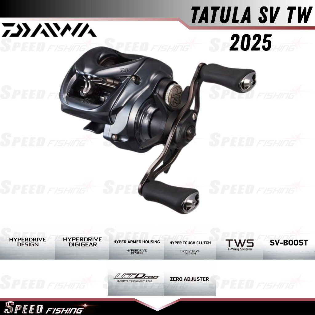 Reel Pancing Daiwa Tatula SV TW 100HL 100XHL Daiwa Tatula 2025 SV Concept Reel Baitcasting