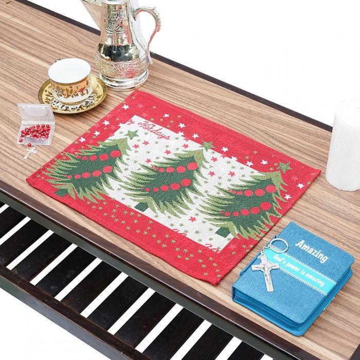 Placemat Alas Tatakan Piring Natal Tatakan Meja Alas Makan Christmas