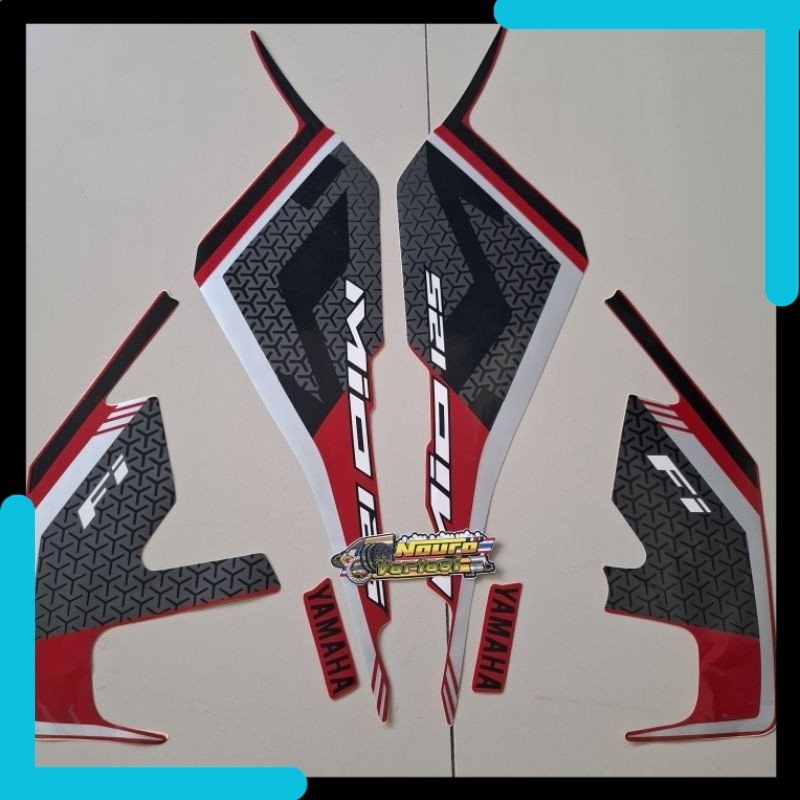 NV Striping Yamaha Mio m3 125 mio125  2019 2020 fi merah list stiker motor standar berkualitas
