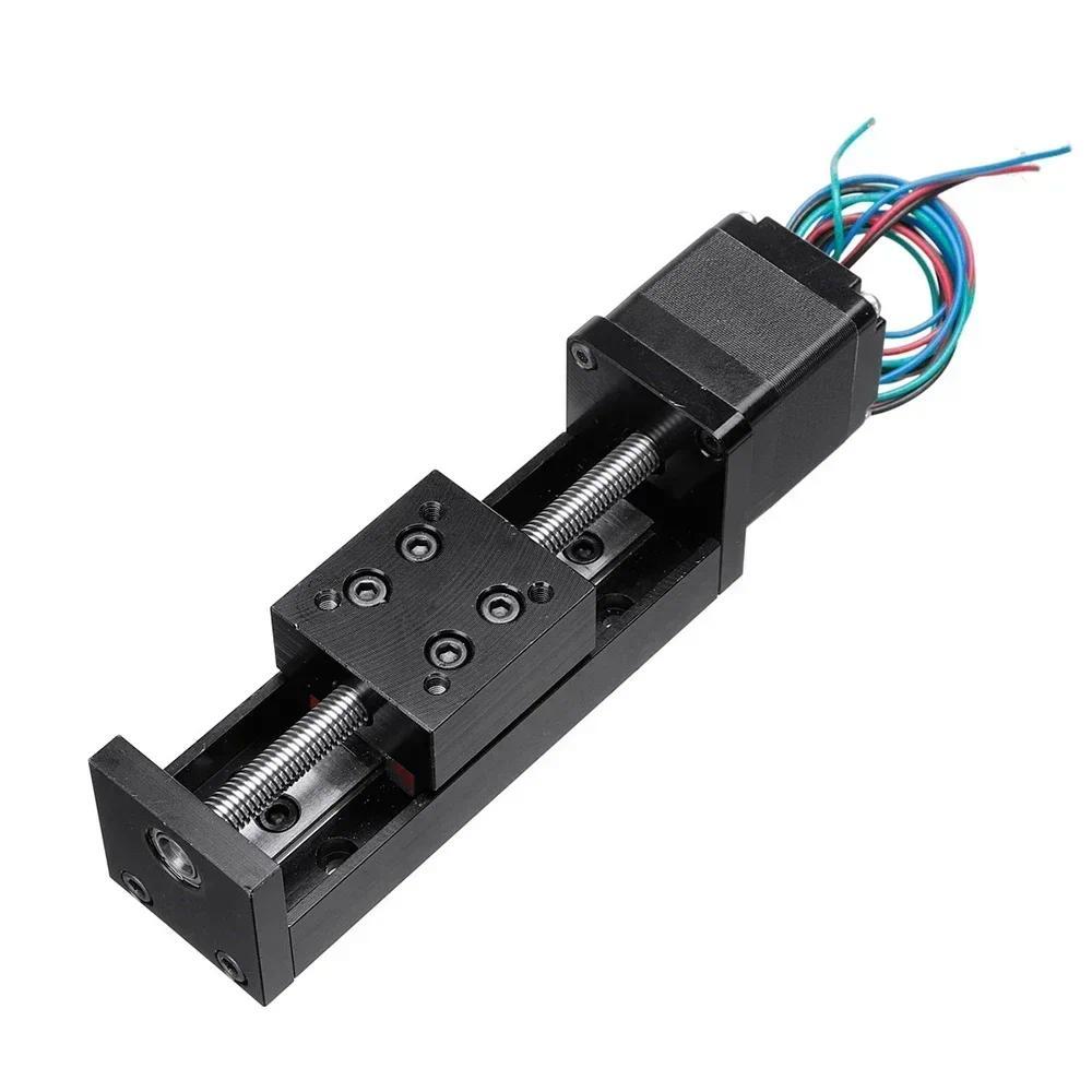 Ttype CNC XYZ Axis Linear Actuator Mini Sling Table NEMA11 Motor Linear Guide Rail Table Manual Slid