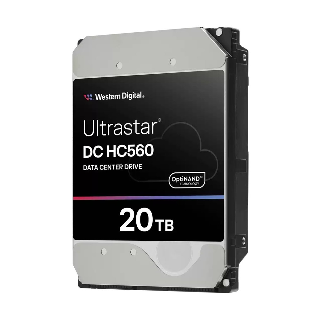 WD Ultrastar 20TB Data Center Storage, 7200RPM, 512MB Cache