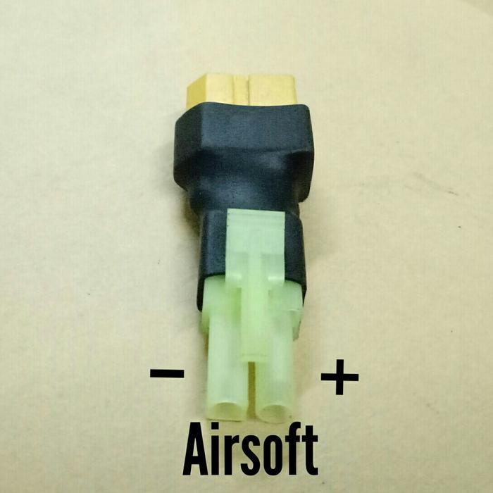 SpartAuto Converter XT60 female to mini Tamiya male for rc & Airsoft - Airsoft