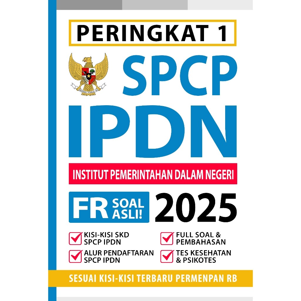 BUKU SPCP IPDN 2025 - BUKU KEDINASAN IPDN 2025 - SOAL UJIAN IPDN 2025 - Media Eduka