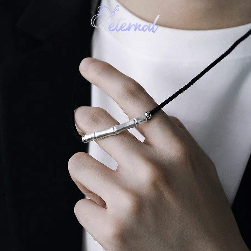 Eternal Kalung Koi Bambu Gaya Cina Baru Fashion Perhiasan Sederhana Serbaguna