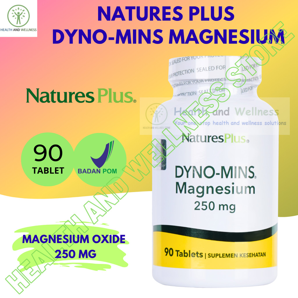 NATURES PLUS DYNOMINS MAGNESIUM 250 MG 90 TABLETS DYNO-MINS