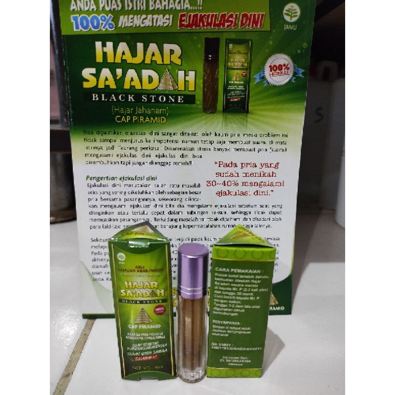 Hajar Jahanam Original Cap Piramida / Hajar Saadah Mesir / Hajar Jahanam Sa'adah Cair