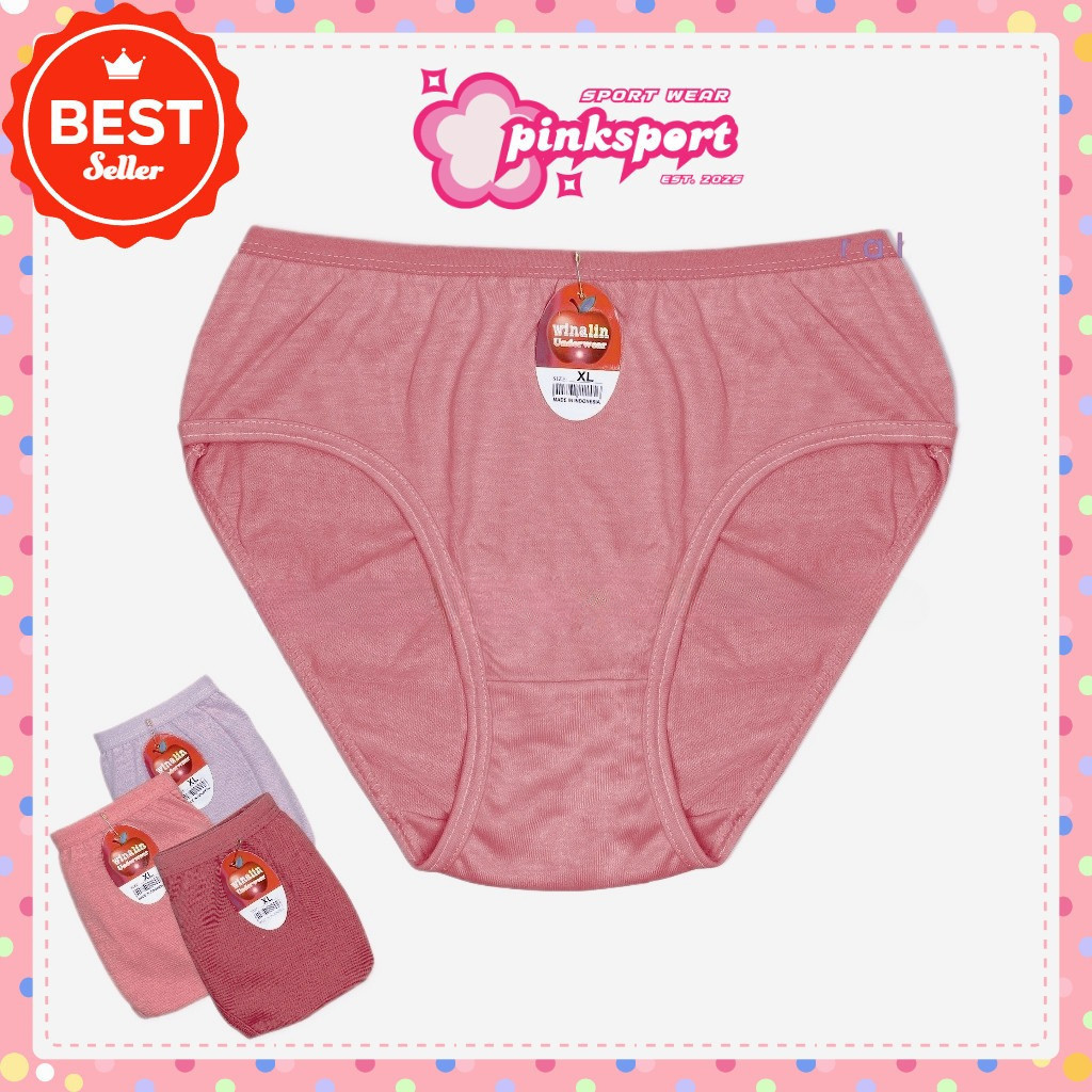 CD Winalin Bahan Lembut/ Celana Dalam Wanita Winalin / CD Bahan Katun