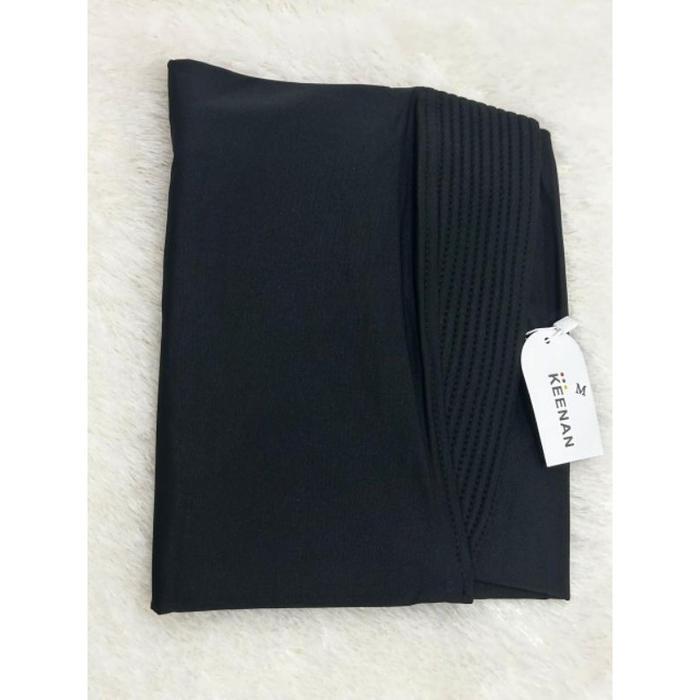 TREND FASHION ~[ Mall ] HIJAB INSTAN BERGO KEENAN SIZE L - Hitam, UKURAN L