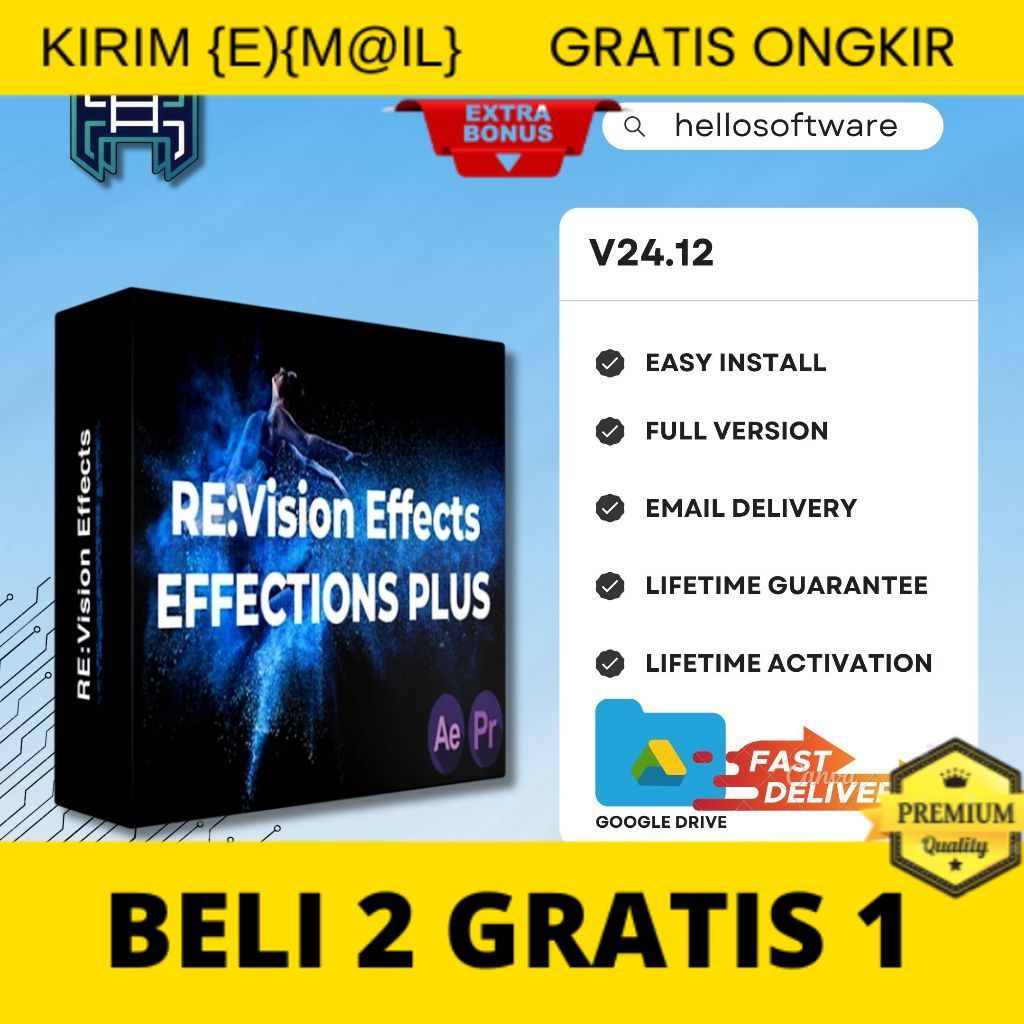 (MacOS) REVisionFX Effections Plus AE & PR v24.12 Full Version
