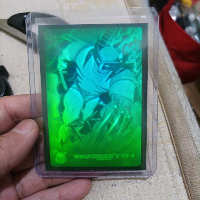 Kartu Marvel 3D Hologram Wolverine SUPER RARE TaO 