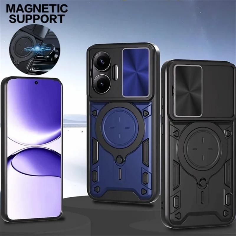 CASE XIAOMI POCO F7 / F7 PRO / F7 ULTRA MAGNETIC IRING CASE ROTARY STANDING PHONE SLIM FIT CASE