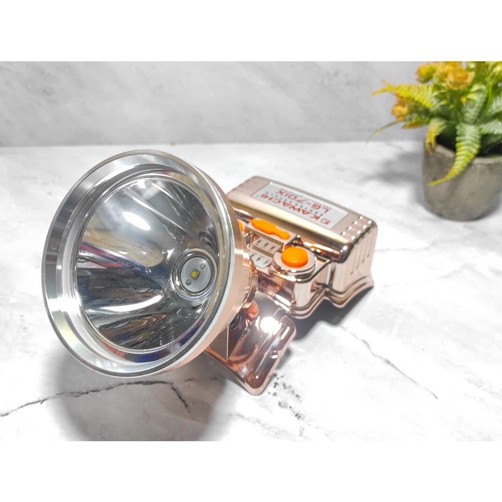 Headlamp Kawachi 70w LG-701X Senter Kepala 70 watt Waterproof Putih Tahan Lama