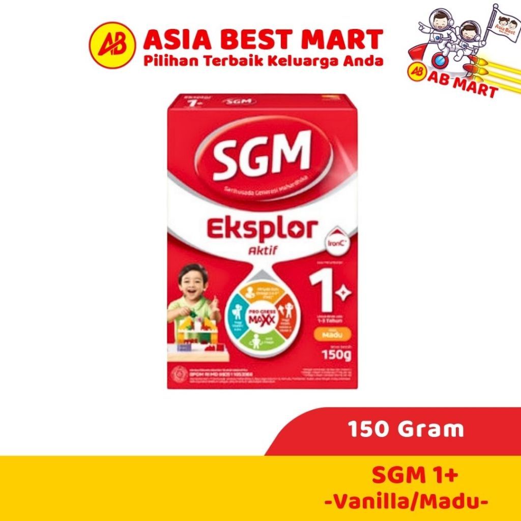 Sgm 1+ Madu Vanilla 150 Gr Susu Pertumbuhan Untuk Anak Usia 1-3 Tahun Susu Formula Bubuk