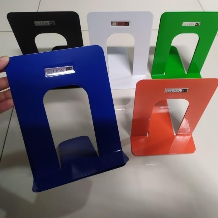 Penyangga Buku / Standard Book Besi Merk Lion No. 7 PEMBATAS BUKU BESI