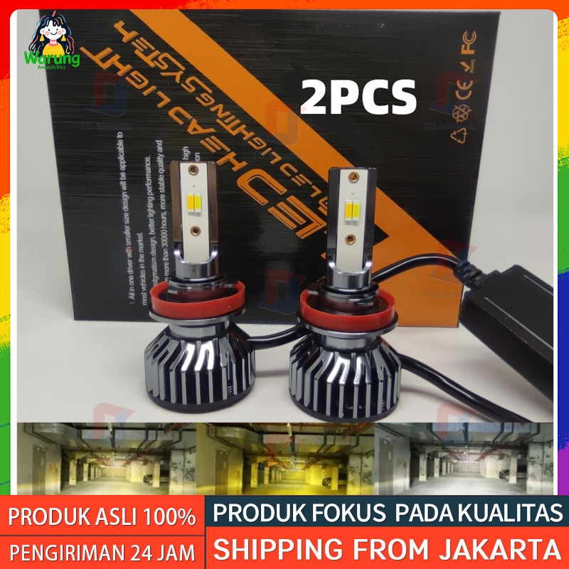 LAMPU LED MOBIL H4 H11 H1 H16 2pcs BZL LAMPU LED HEADLAMP FOGLAMP H4 H11 H16 H1 HIR2 TIGA 3 WARNA TR