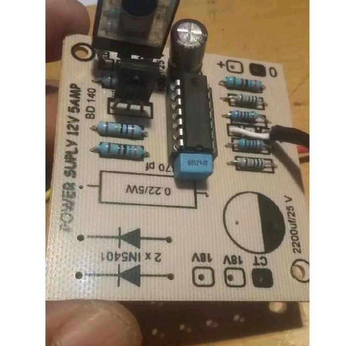 KIT Variable Adjustable Volatge Regulator LM723 LM 723 5 Ampere belum disolder NEW....