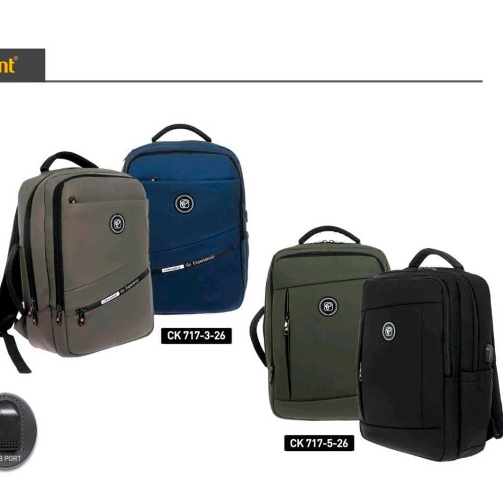 Tas Ransel President CK717 Tas Ransel Laptop Anti Air Pria Wanita Backpack Ringan