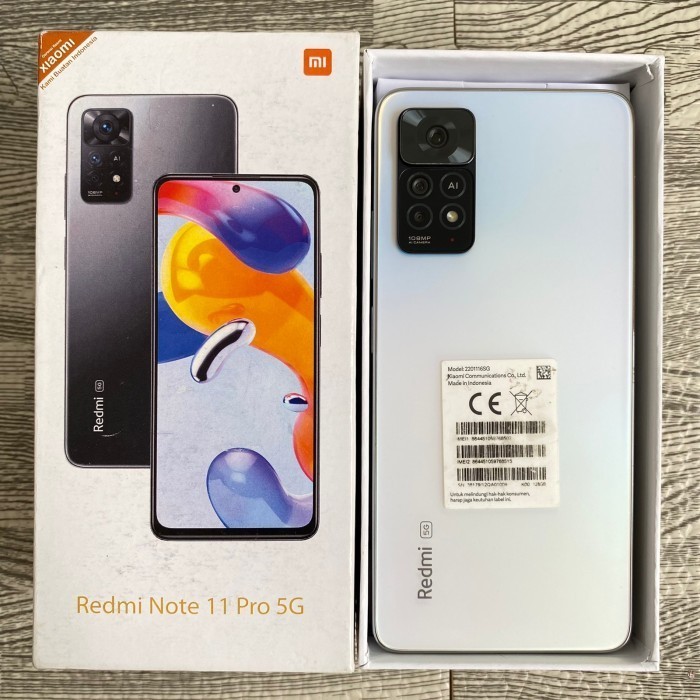 Xiaomi Redmi Note 11 Pro 5G Ram 8 Rom 128GB Second Resmi Gadget Style Store