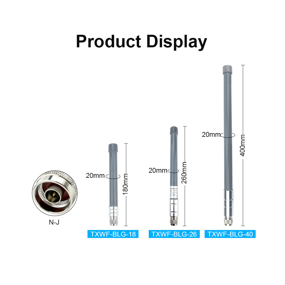 Outdoor 2.4GHz 5.8GHz Wifi Antenna Dual Band N Male Fiberglass 5G Antennas Wifi Extender for Hotspot