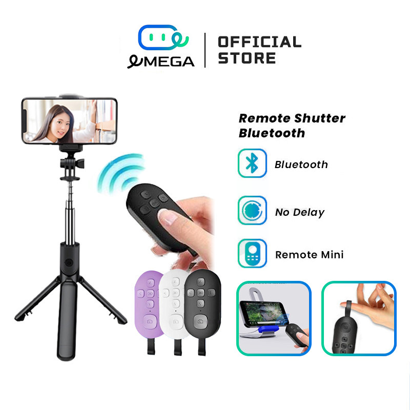 eMEGA Bluetooth Remote Control Tomsis Selfie Universal For Android & IOS / Tomsis Remote Kamera Self