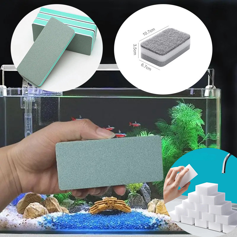 Spon Ajaib/Spons pembersih multifungsi/Nano Magic Sponge/Magic sponge pembersih aquarium serba guna