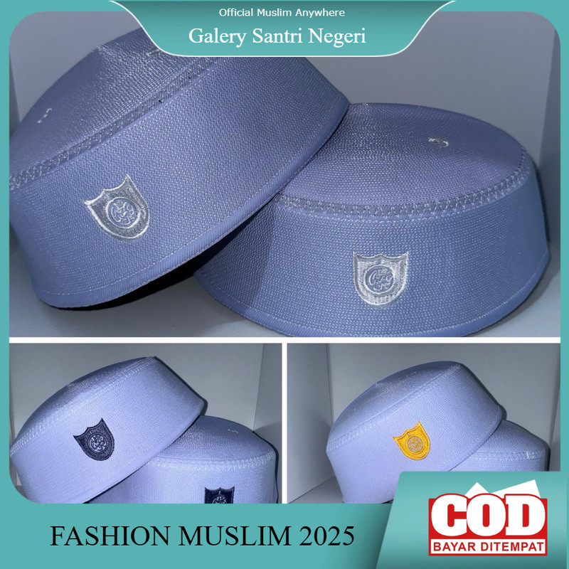 PECI KOPYAH TINGGI 7 CM KOPYAH ABDUL HAMID PUTIH POLOS PECI HAJI SKU 1 Majelis Az-Zahir