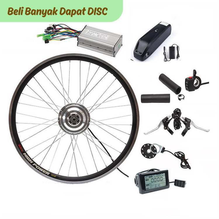 TTN 48V Lithium Battery Electric Bike Conversion Kit 1000W Hub Motor Kit Electric Bicycle Kit Regene