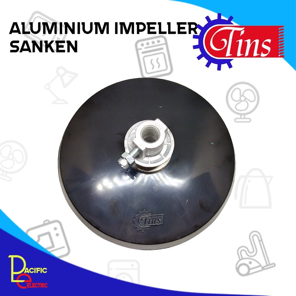 PULLY WASH DINAMO PENCUCI MESIN CUCI SANKEN DUA TABUNG AS 10&12 ALUMINIUM IMPELLER MESIN CUCI SANKEN