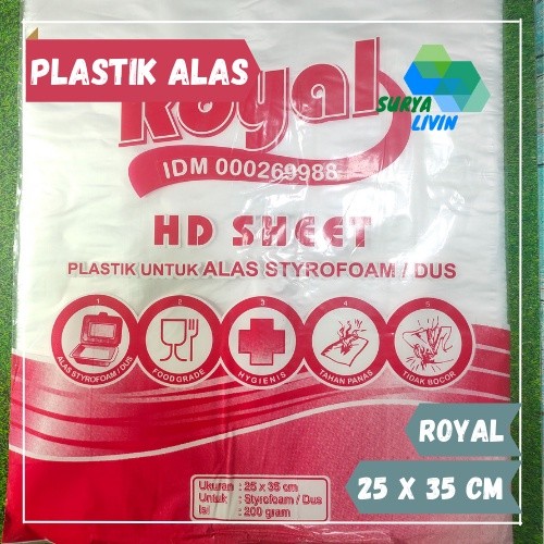 Plastik HD Sheet 25x35 / Plastik Alas Makanan / Plastik Sheet