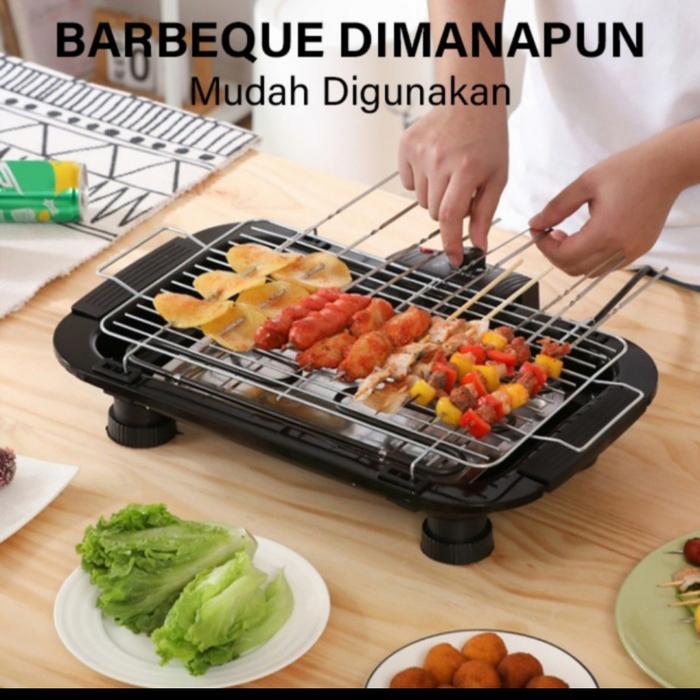 ELECTRIC BBQ GRILL panggangan listrik BBQ portable pemanggang sate