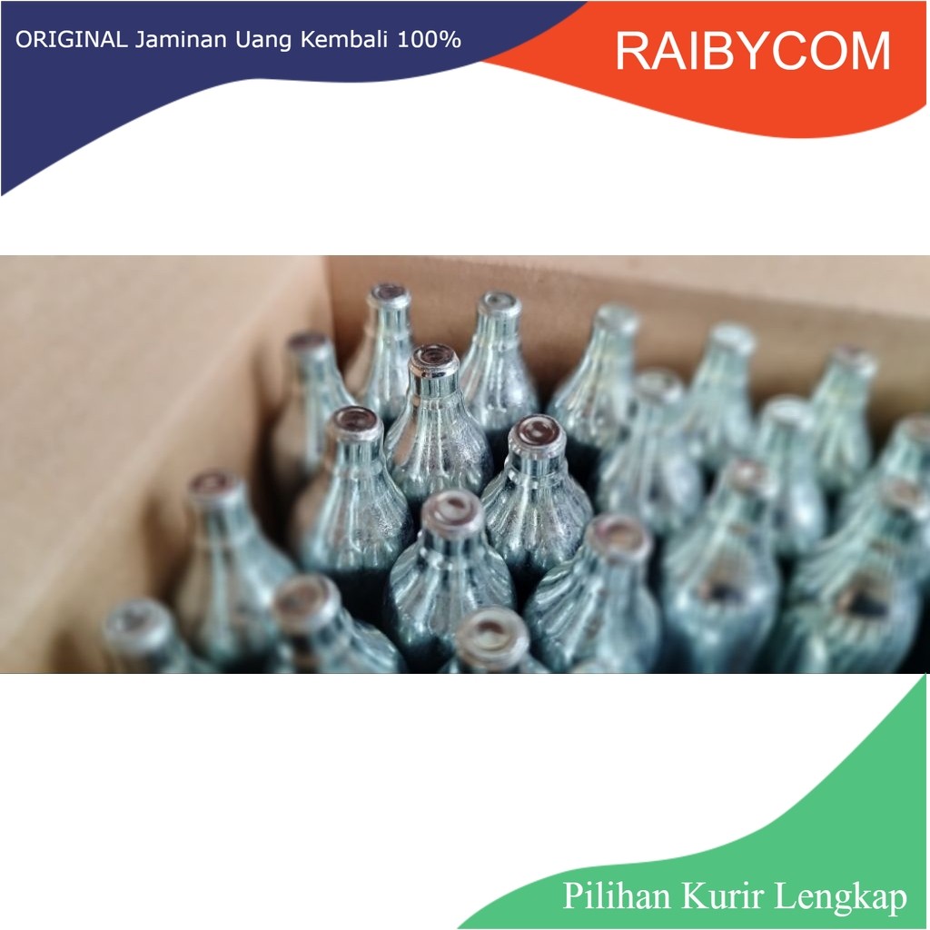 Gas Co2 12G/12GRAM POMPA ALAT OLAHRAGA TAHAN LAMA, Sepeda, Aquascape, Minuman Soda, Toilet Sumbat Ta