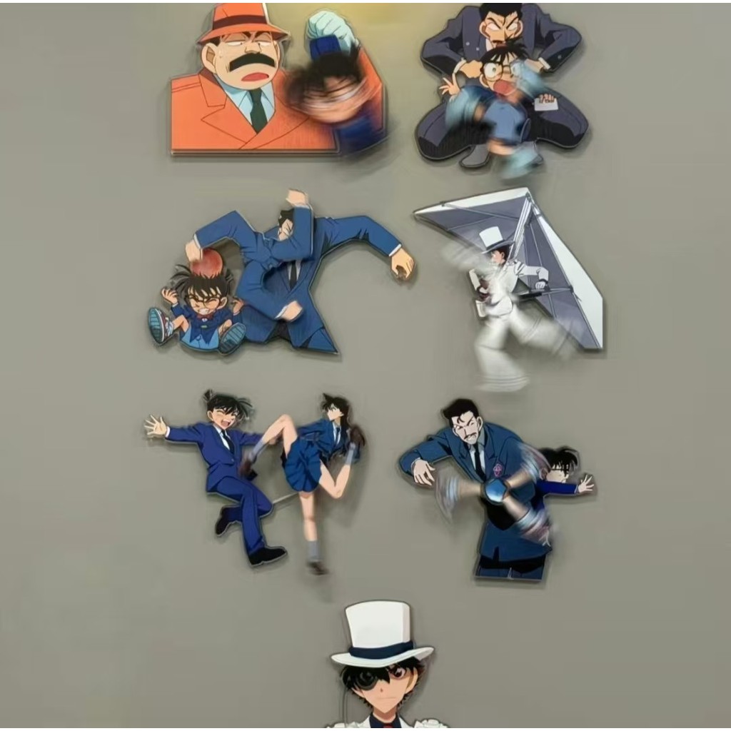 Magnet Kulkas Berputar Merchandise Detective Conan Baru