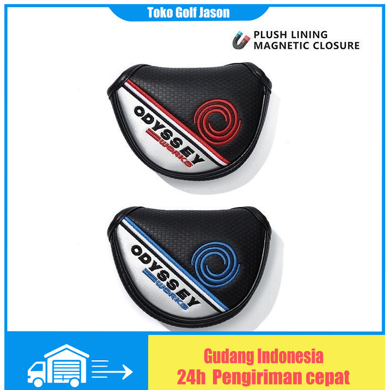 ODY Motif Leather Putter Mallet Head Covers Golf Club - Sarung Stick Club ODY-SS02 #BARANG SPOT#