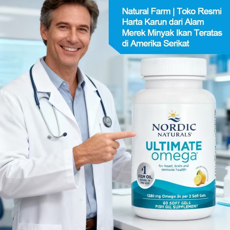 Nordic Naturals Ultimate Omega 1280 mg Omega 120  Softgels