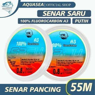 URBAN FISHING Pancing Putih Panjang 55m Nilon Saru Memancing  Pancing Ikan  Senar Pancing Nilon