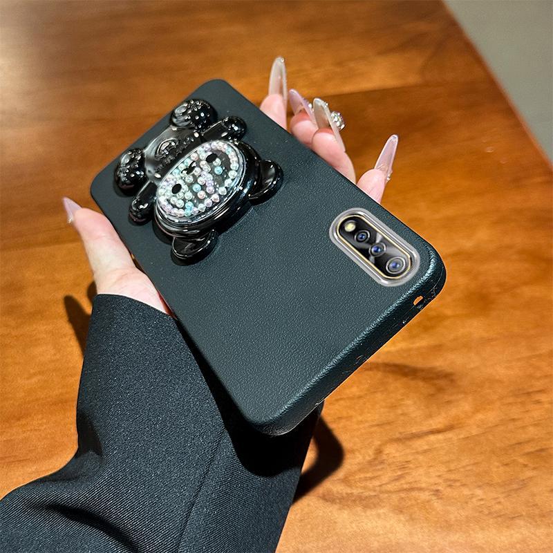 HP Soft Casing Case Silikon Untuk Vivo S1 S 1 1907 Casing Phone Cover Beruang Mengurung