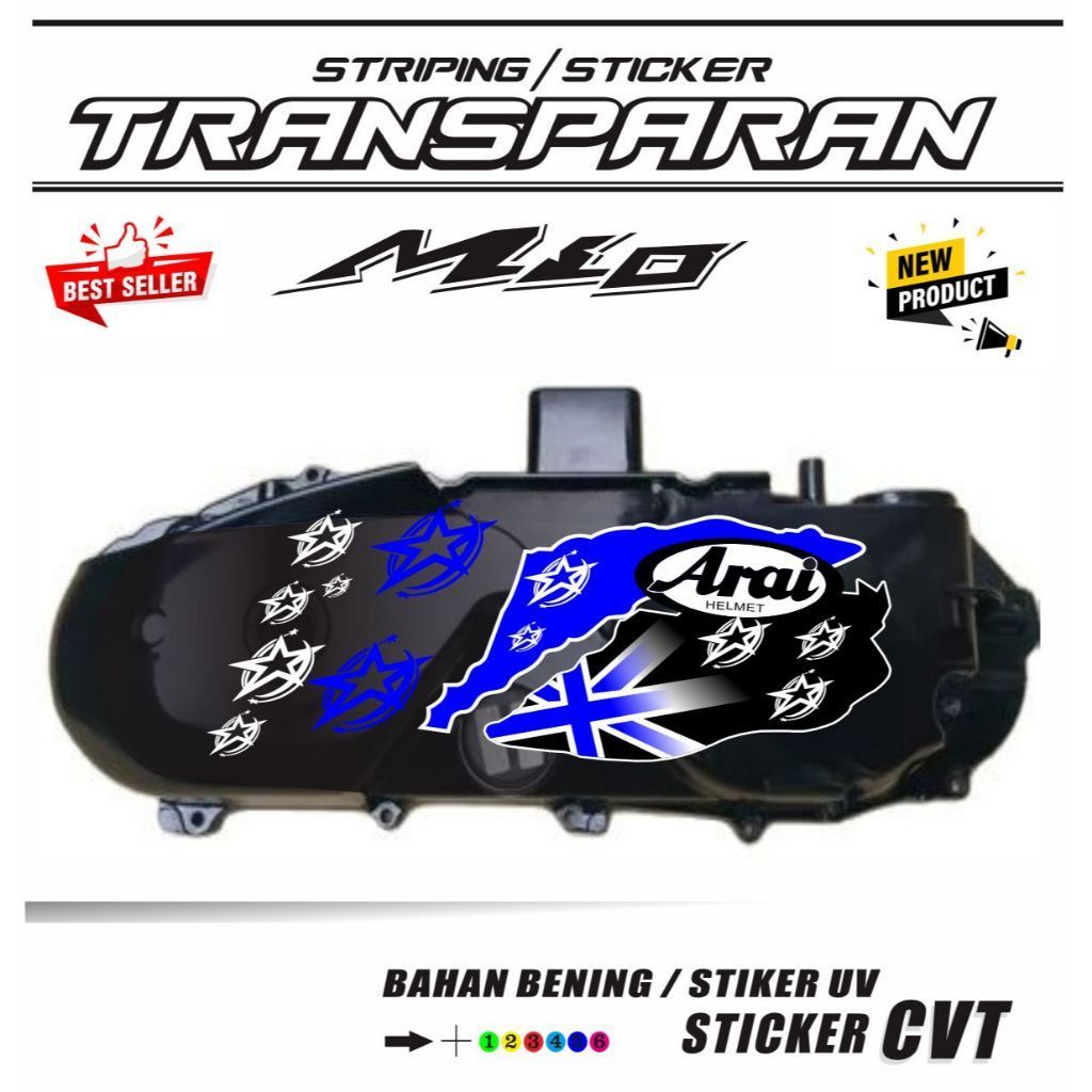 STICKER BAK CVT MIO SPORTY / CVT MIO OLD / ALL MIO BAK CVT VARIASI MOTOR