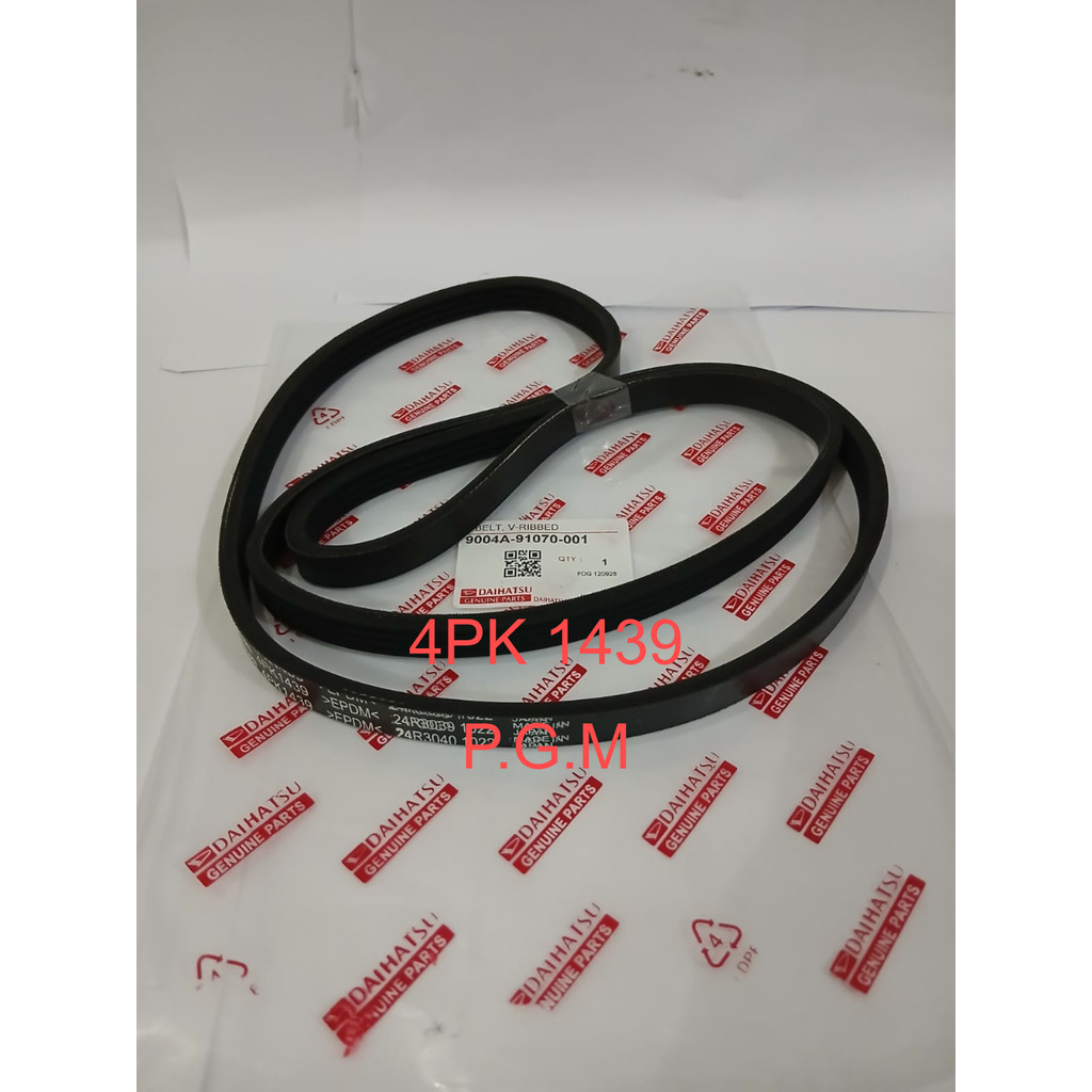 FAN BELT V BELT VAN BELT TALI KIPAS OEM 4PK 1439 NEW GRAND MAX / LUXIO 2022 UP